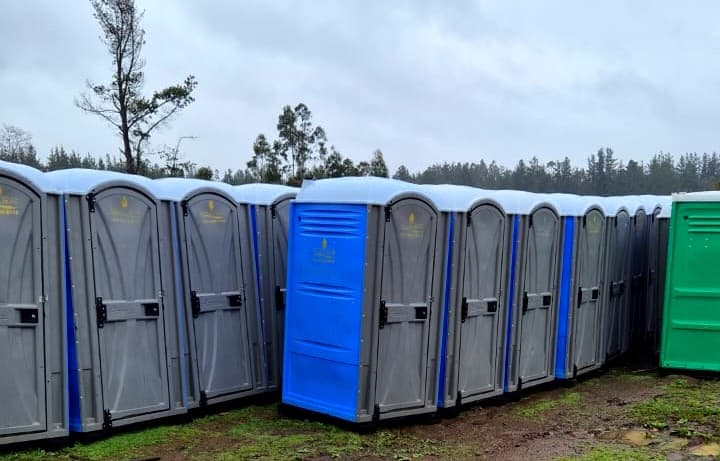 Detalle de baño químico portátil Servifosas
